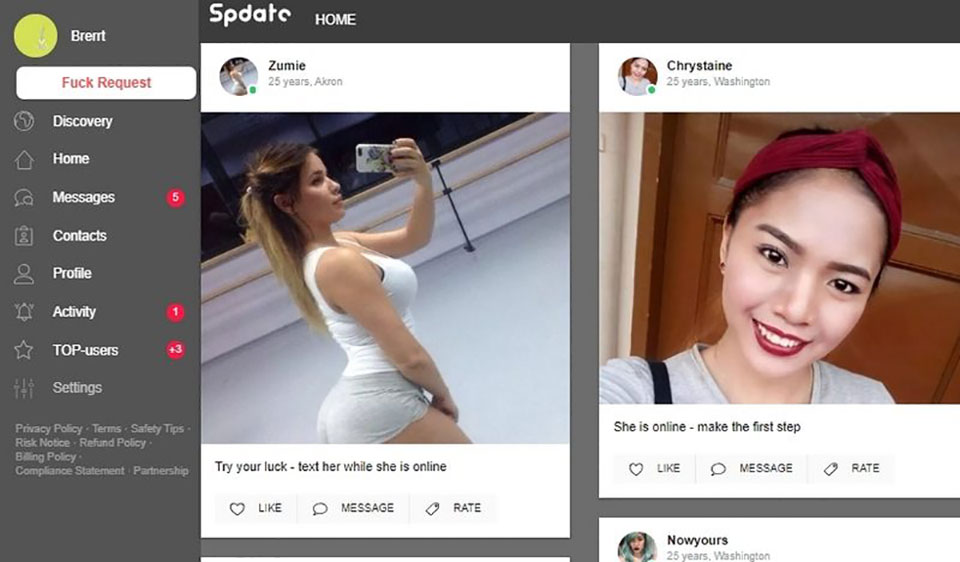 Registration On Spdate Site