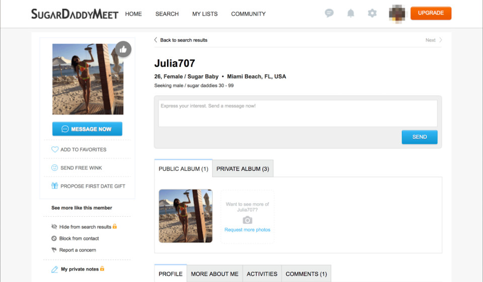 Mes expériences de discussion avec Sugar Babies sur SugarDaddyMeet