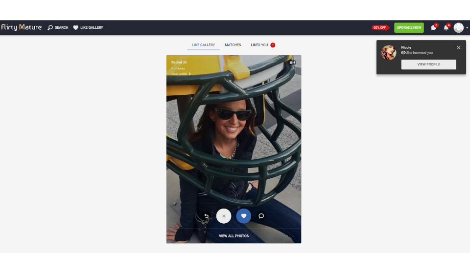 Individuazione di falsi profili FlirtyMature